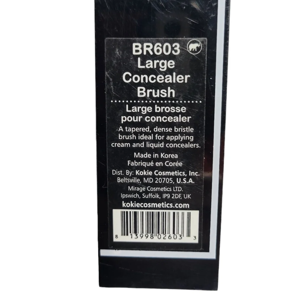 NIB NWOT Kokie Professional BR603 Large Concealer Brush